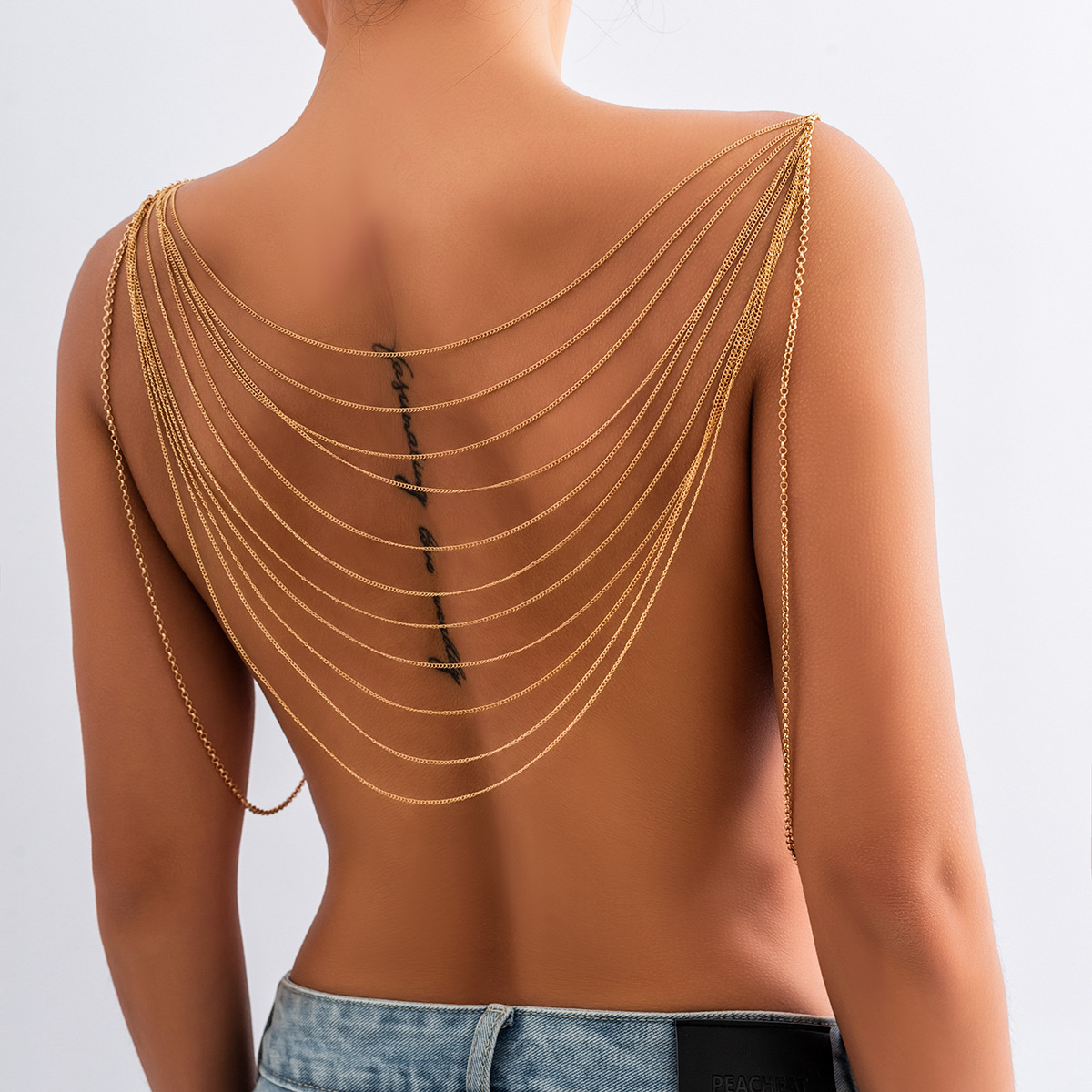 Body Jewelry Retainers - Klassieke Multi-gelaagde Kwastje Body Chain Vrouwen
