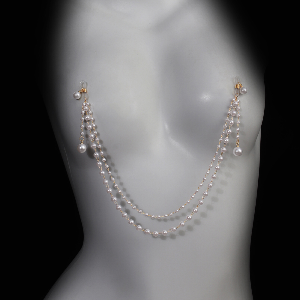 Body Jewelry Retainers - Imitatieparel Kwastje Borstketting BH Geen Piercing