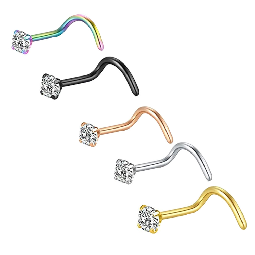 Body Jewelry Surgical Steel - 20G Neusringen Studs 316L Chirurgisch Staal