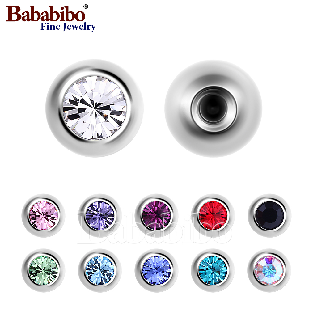 Body Jewelry Replacement Ball - 10st Titanium Vervanging Reserve 14g 16g