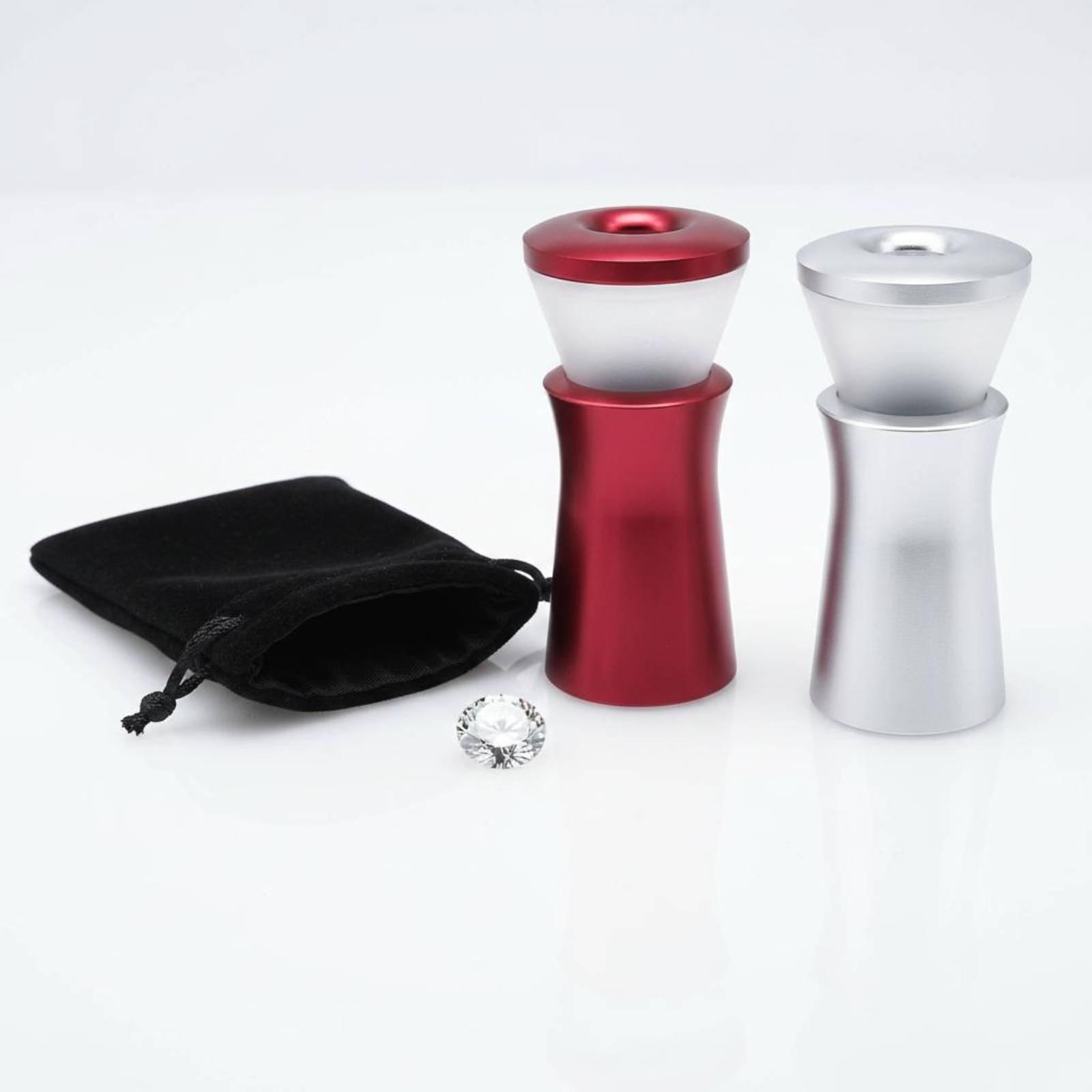 Body Jewelry For You - Diamanttester, draagbaar juweliersgereedschap, edelsteentester, metalen behuizing,