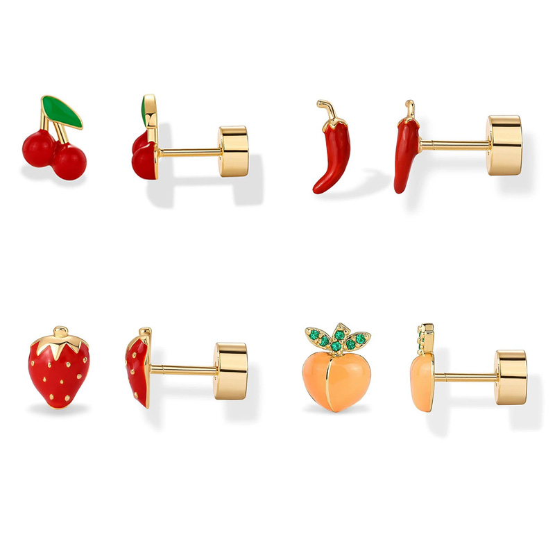 Body Jewelry Surgical Steel - 2 stuks kraakbeen oorbellen stud voor