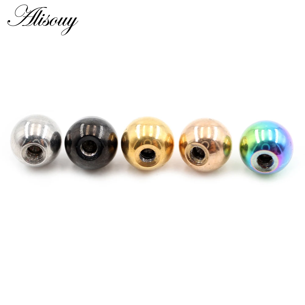 2 stuks 14G/16G Zirkoon roestv - Body Jewelry Replacement Ball recensie en prijs