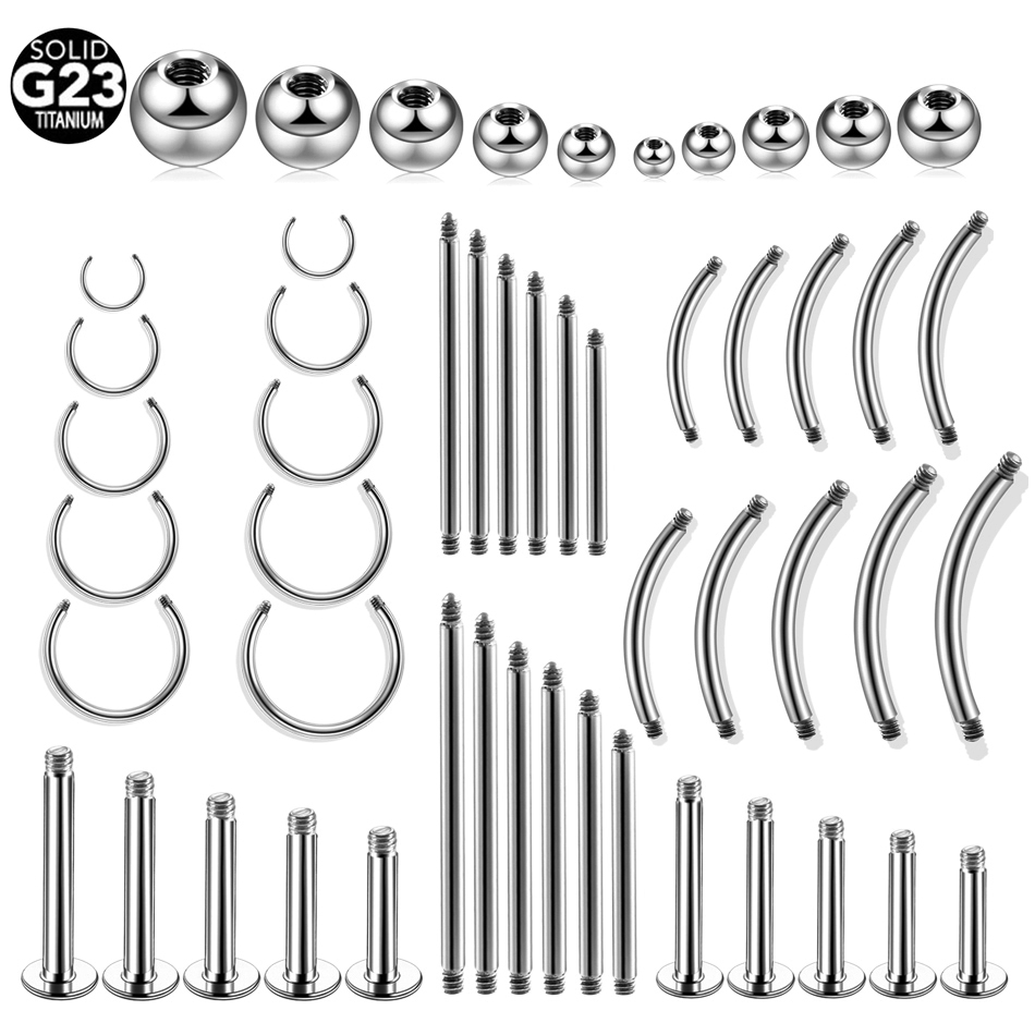 10 stks/partij Titanium Draad  - Body Jewelry Replacement Ball recensie en prijs