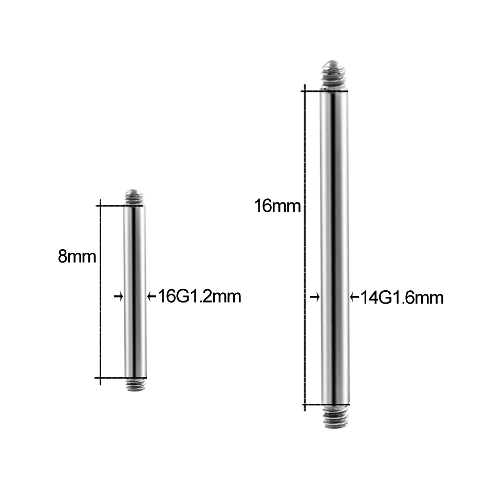 10 stks/partij Titanium Draad  - Body Jewelry Replacement Ball recensie en prijs