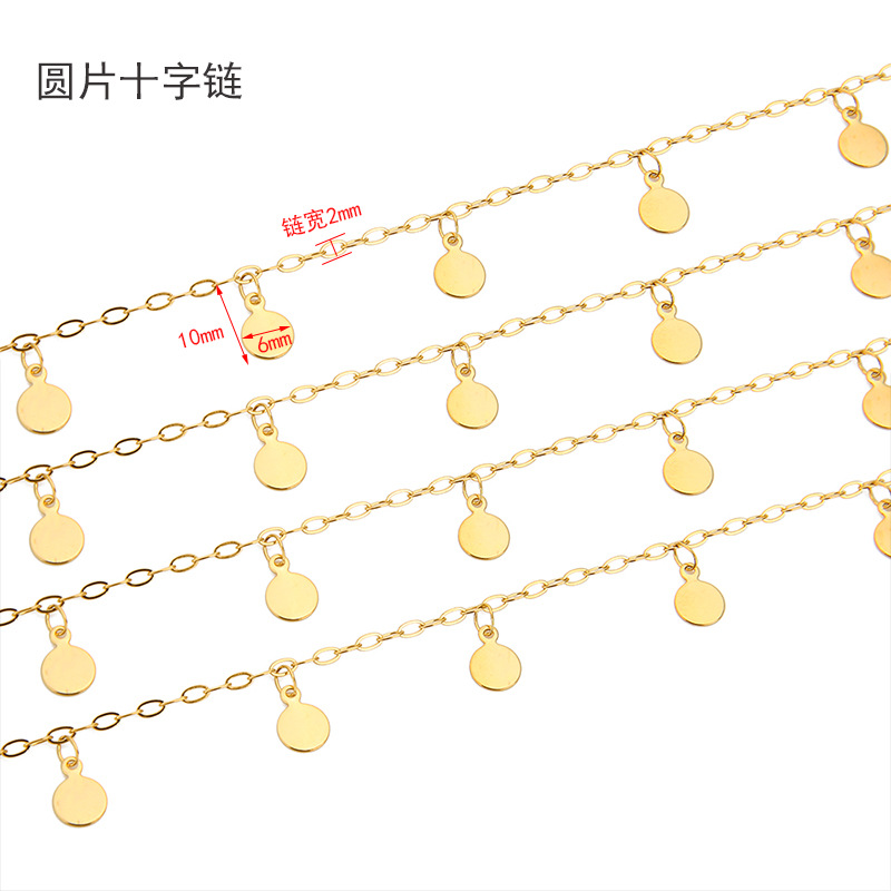 1 Meter RVS 6mm Schijf Handgem - Body Jewelry Necklace recensie en prijs