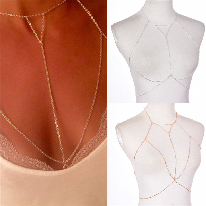 Goud Zilver Fashion Link Ketti - Body Jewelry Necklace recensie en prijs