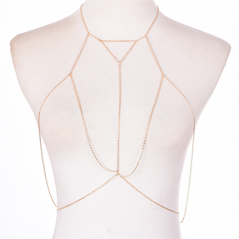 Goud Zilver Fashion Link Ketti - Body Jewelry Necklace recensie en prijs