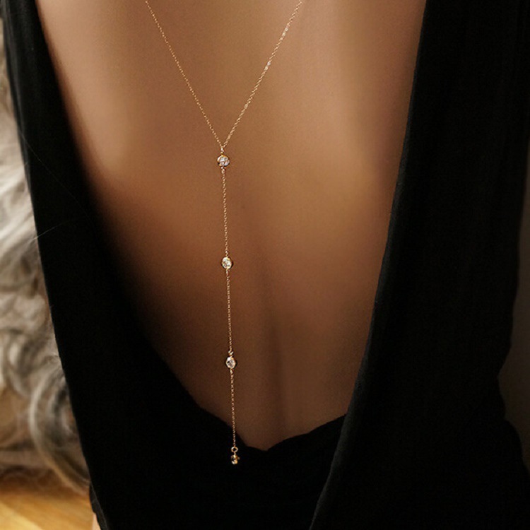 Nieuwe Strass Sexy vrouwen Ter - Body Jewelry Necklace recensie en prijs