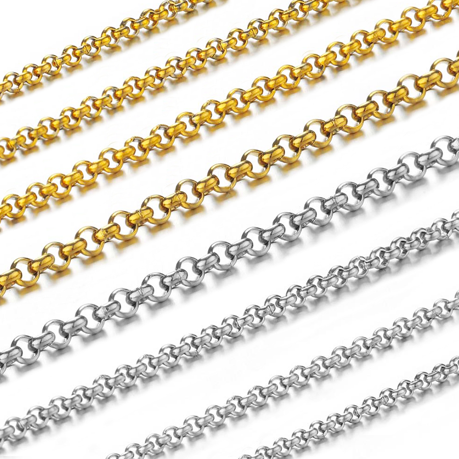 1 meter 2-4 mm roestvrijstalen - Body Jewelry Necklace recensie en prijs