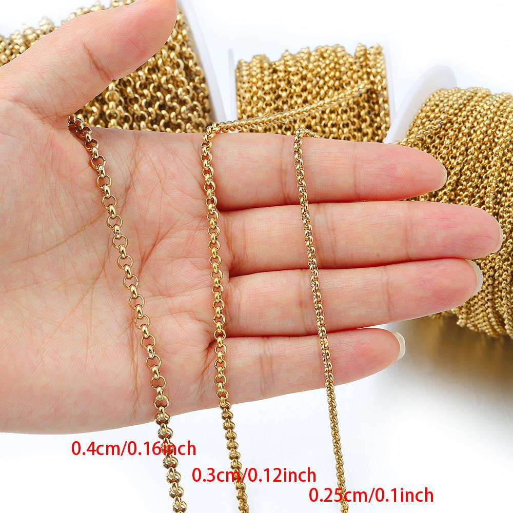 1 meter 2-4 mm roestvrijstalen - Body Jewelry Necklace recensie en prijs