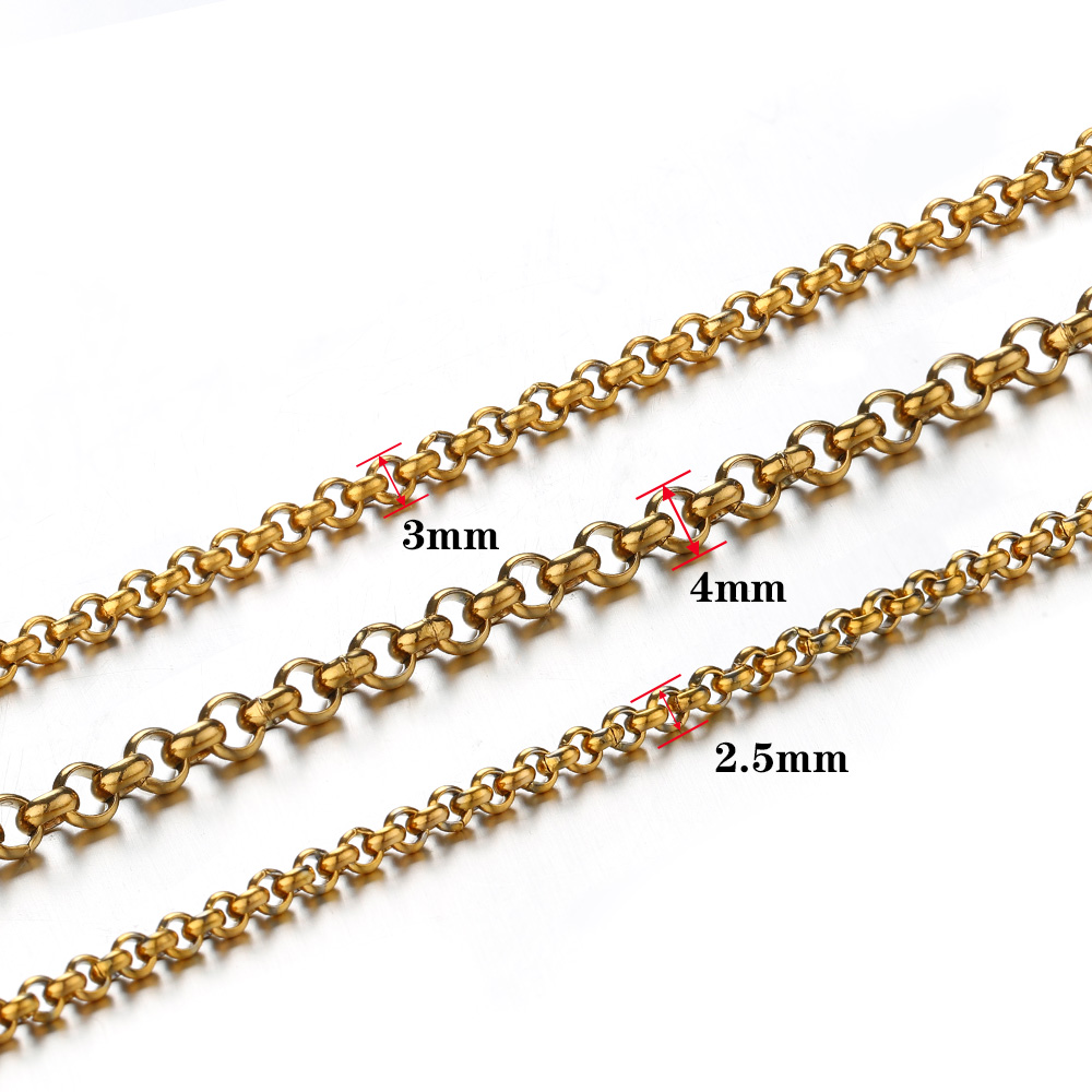 1 meter 2-4 mm roestvrijstalen - Body Jewelry Necklace recensie en prijs