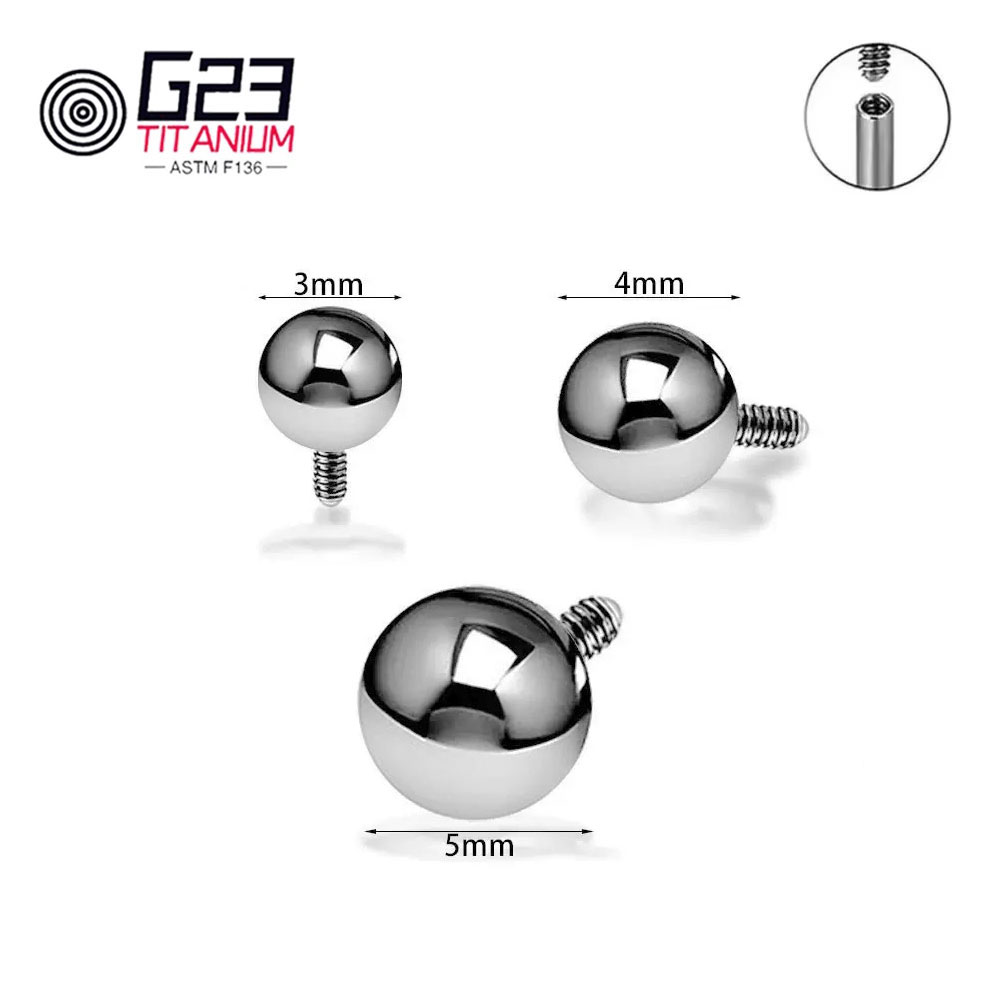 Groothandel 10/50 stuks Titani - Body Jewelry Replacement Ball recensie en prijs