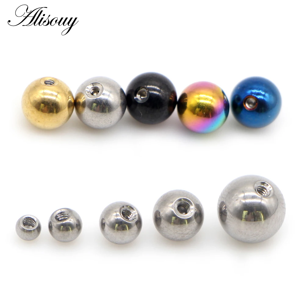 Alisouy 10 stuks/partij Rvs Ve - Body Jewelry Replacement Ball recensie en prijs