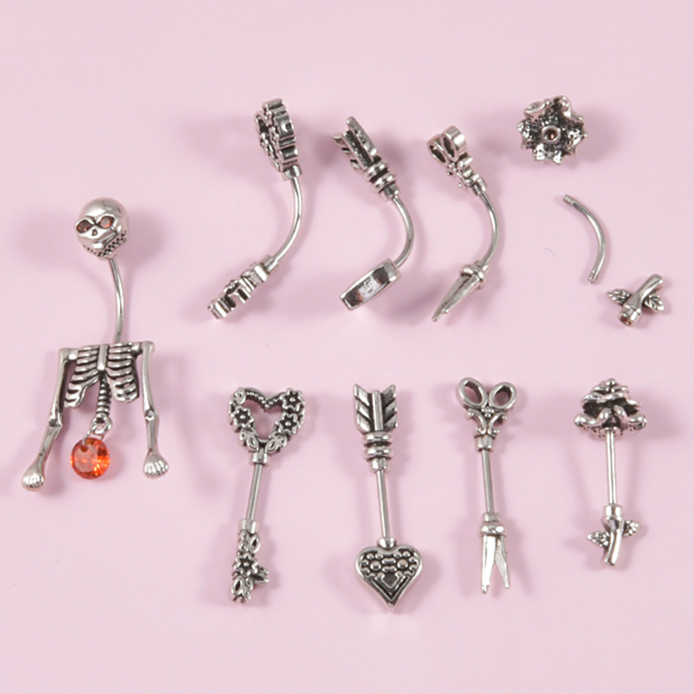 1Pc Vintage Chirurgisch Staal  - Body Jewelry Surgical Steel recensie en prijs