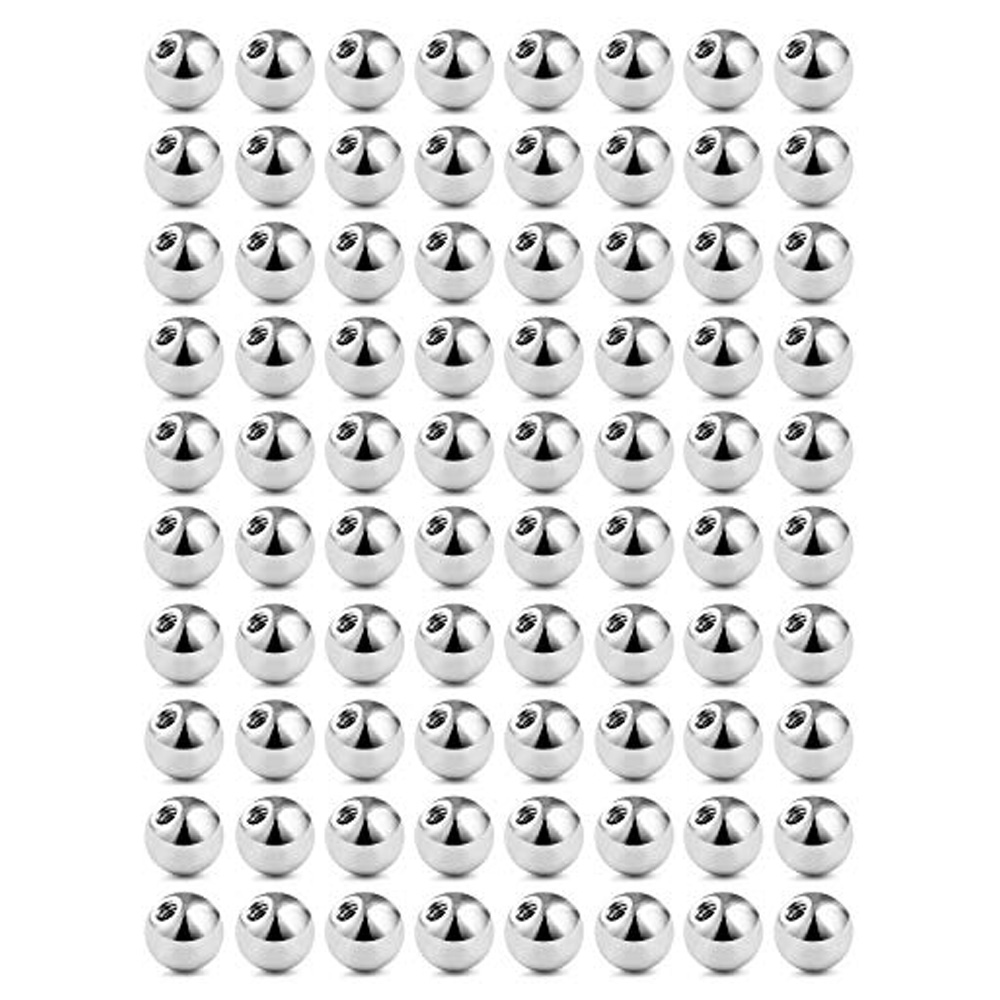 Wkoud 60Pcs 14G 16G 3-5Mm 316l - Body Jewelry Replacement Ball recensie en prijs