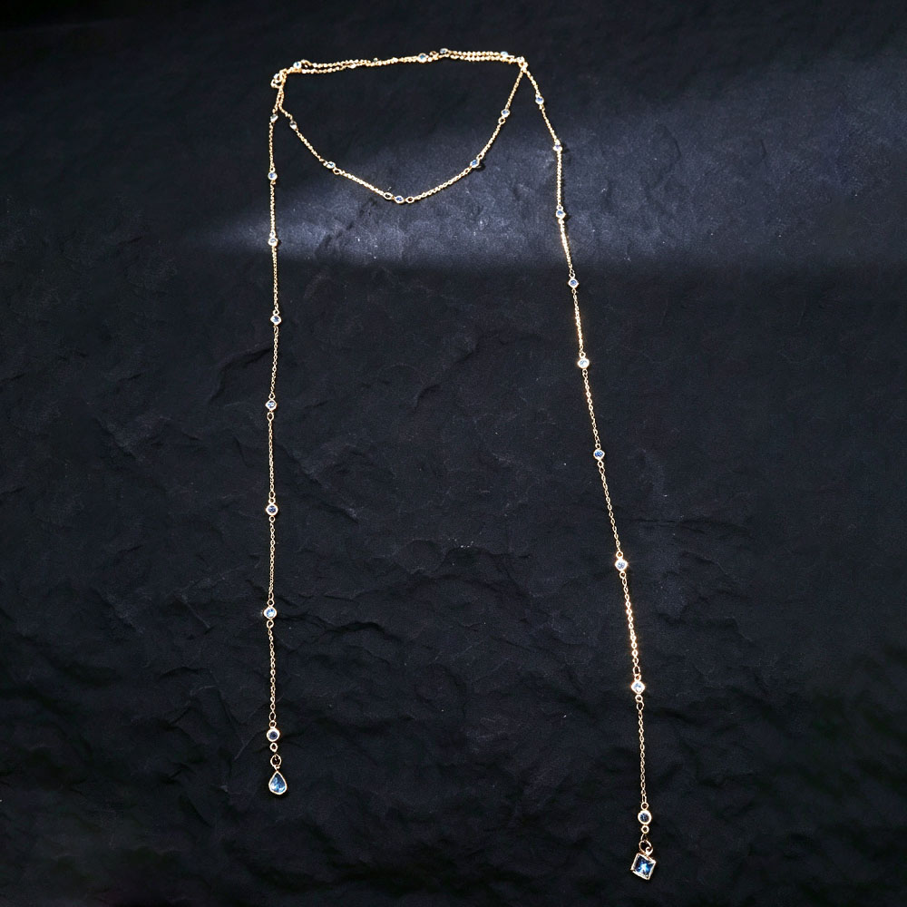 Nieuwe modieuze elegante ketti - Body Jewelry Necklace recensie en prijs