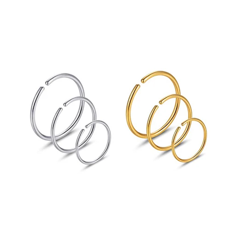 6 stks/partij Hypoallergeen Ne - Body Jewelry Surgical Steel recensie en prijs