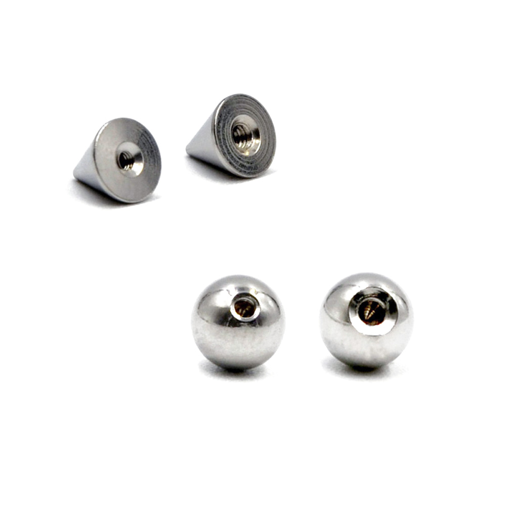 100 stks/partij Staal 14G 16G  - Body Jewelry Replacement Ball recensie en prijs