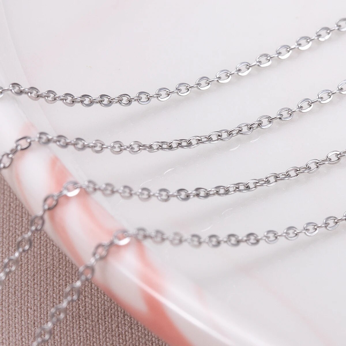 10 meter roestvrijstalen O-vor - Body Jewelry Necklace recensie en prijs