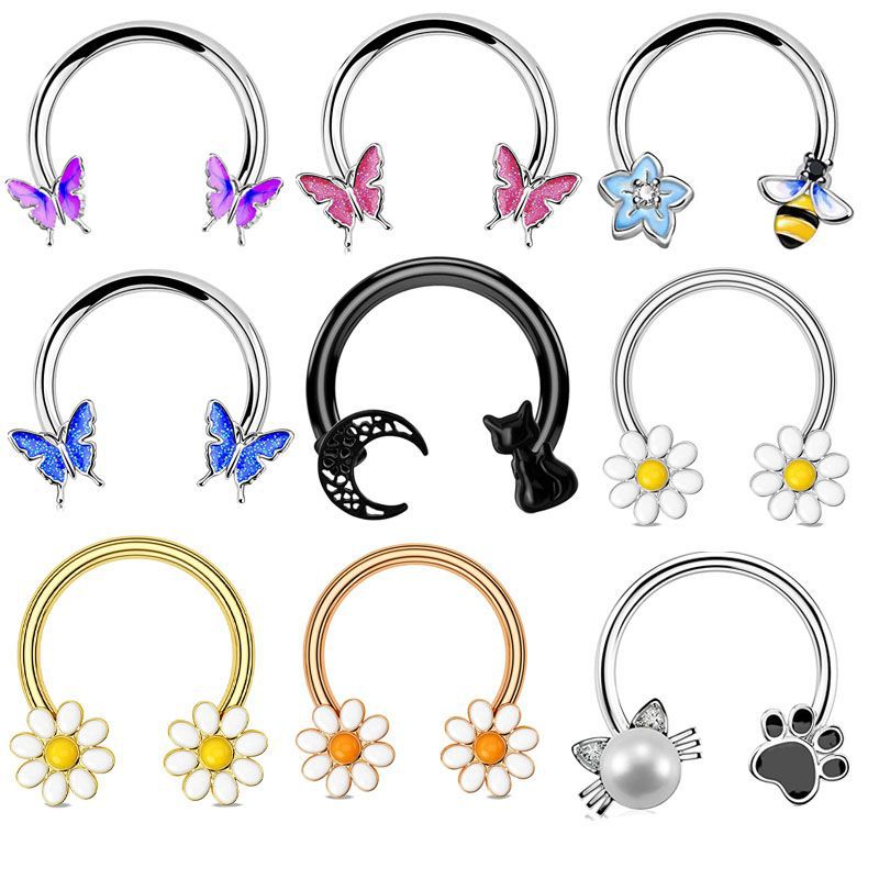 16G Septum Ring Daith Piercing - Body Jewelry Surgical Steel recensie en prijs