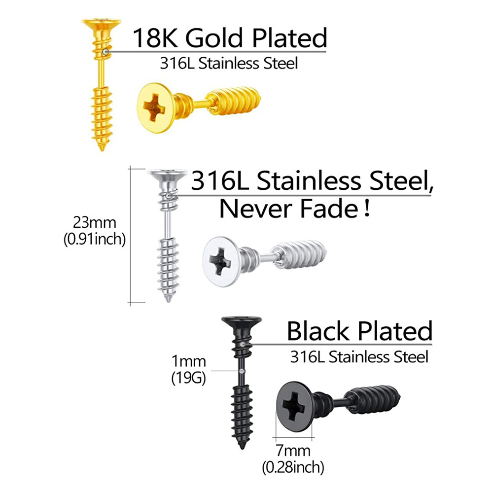 2 Stuks Chirurgisch Staal Spik - Body Jewelry Surgical Steel recensie en prijs