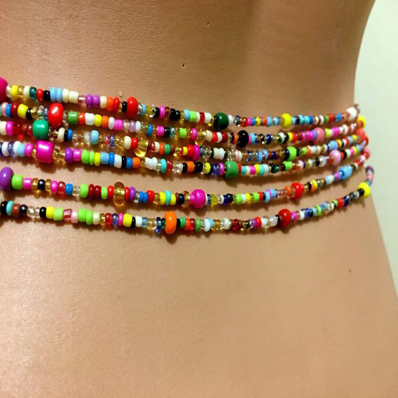 Vrouwen Gelaagde Kralen Buik K - Body Jewelry For You recensie en prijs