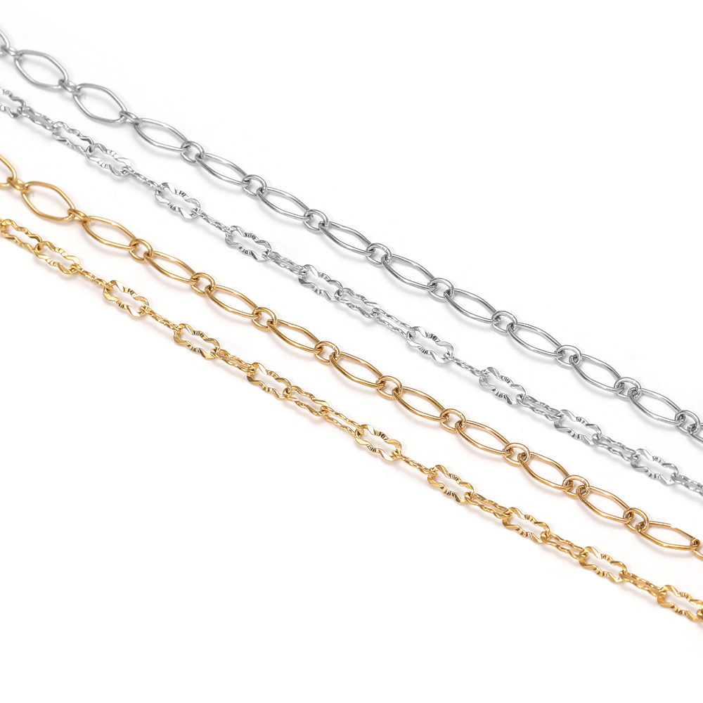 2 meter roestvrijstalen geëmbo - Body Jewelry Necklace recensie en prijs